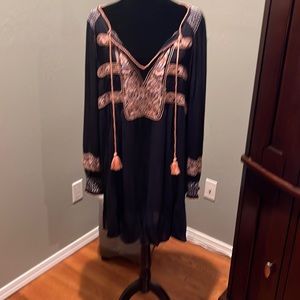 Free People Navy Dress/Tunic Size Large